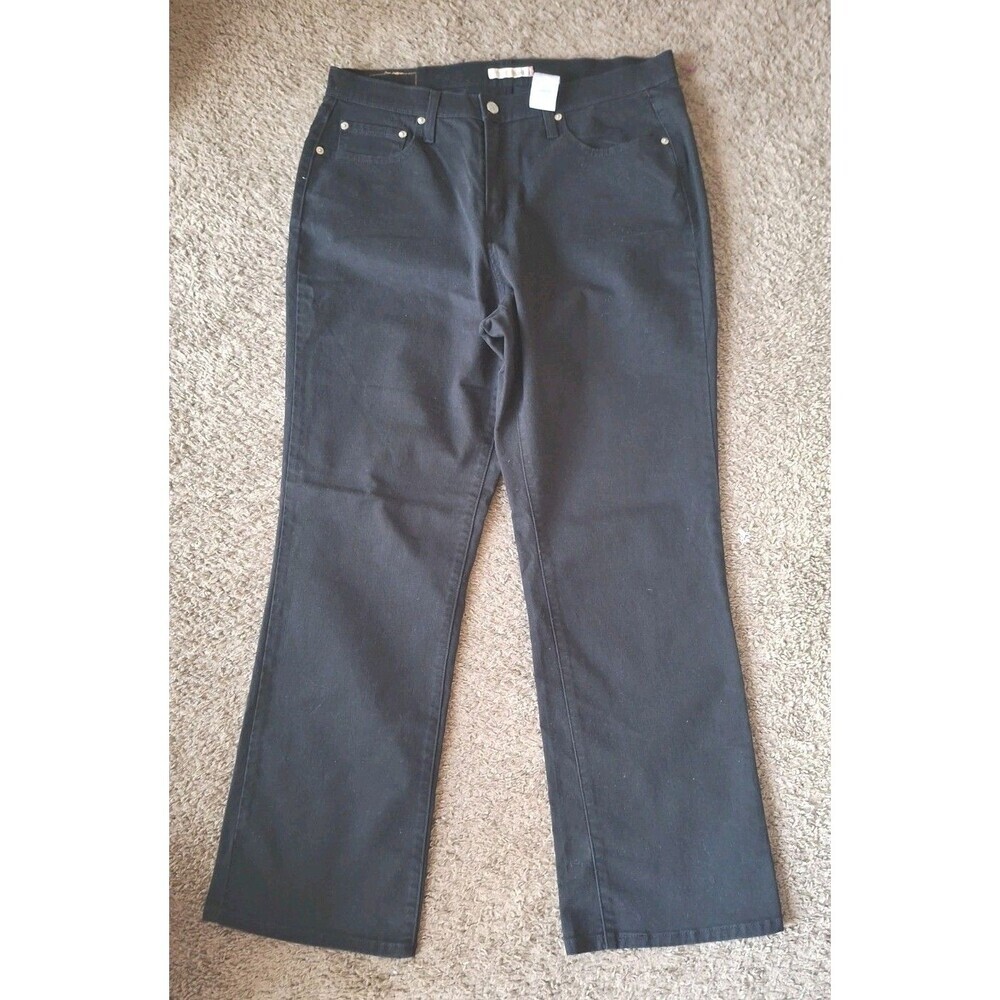 Levis 550 Bootcut Jeans Womens Size 18W Black Relaxed Bootcut